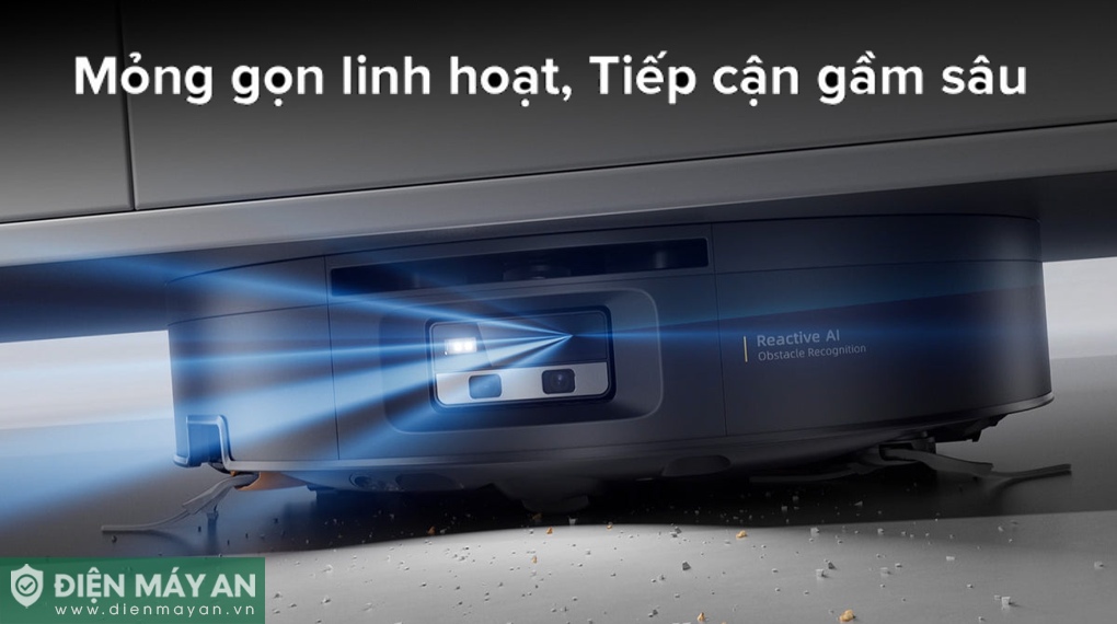 Robot hút bụi lau nhà Roborock Saros 20 Flow Complete - Đen/Trắng